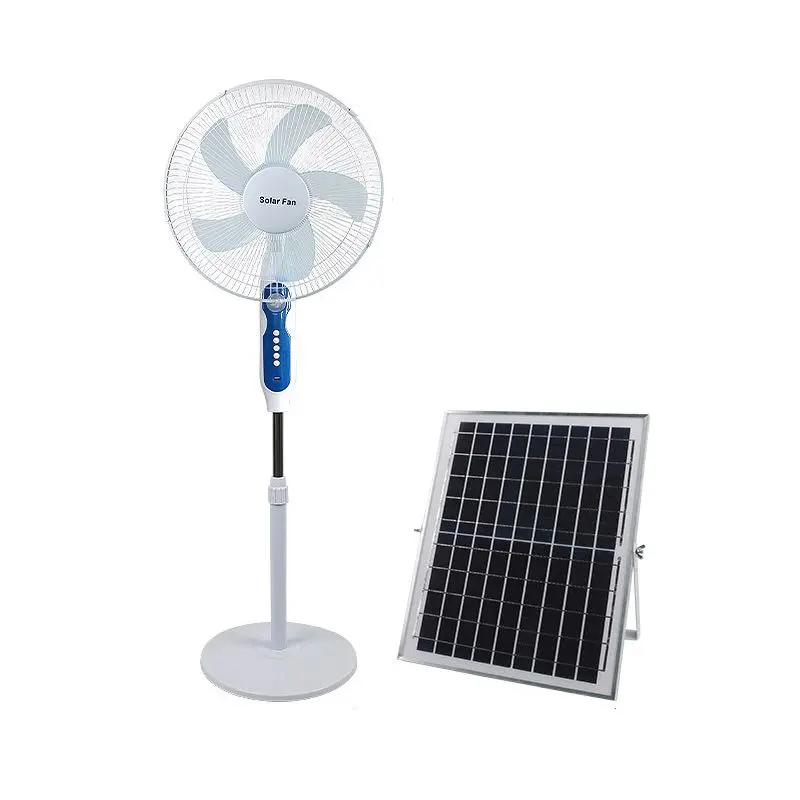 D-398 16" Solar Stand Fan